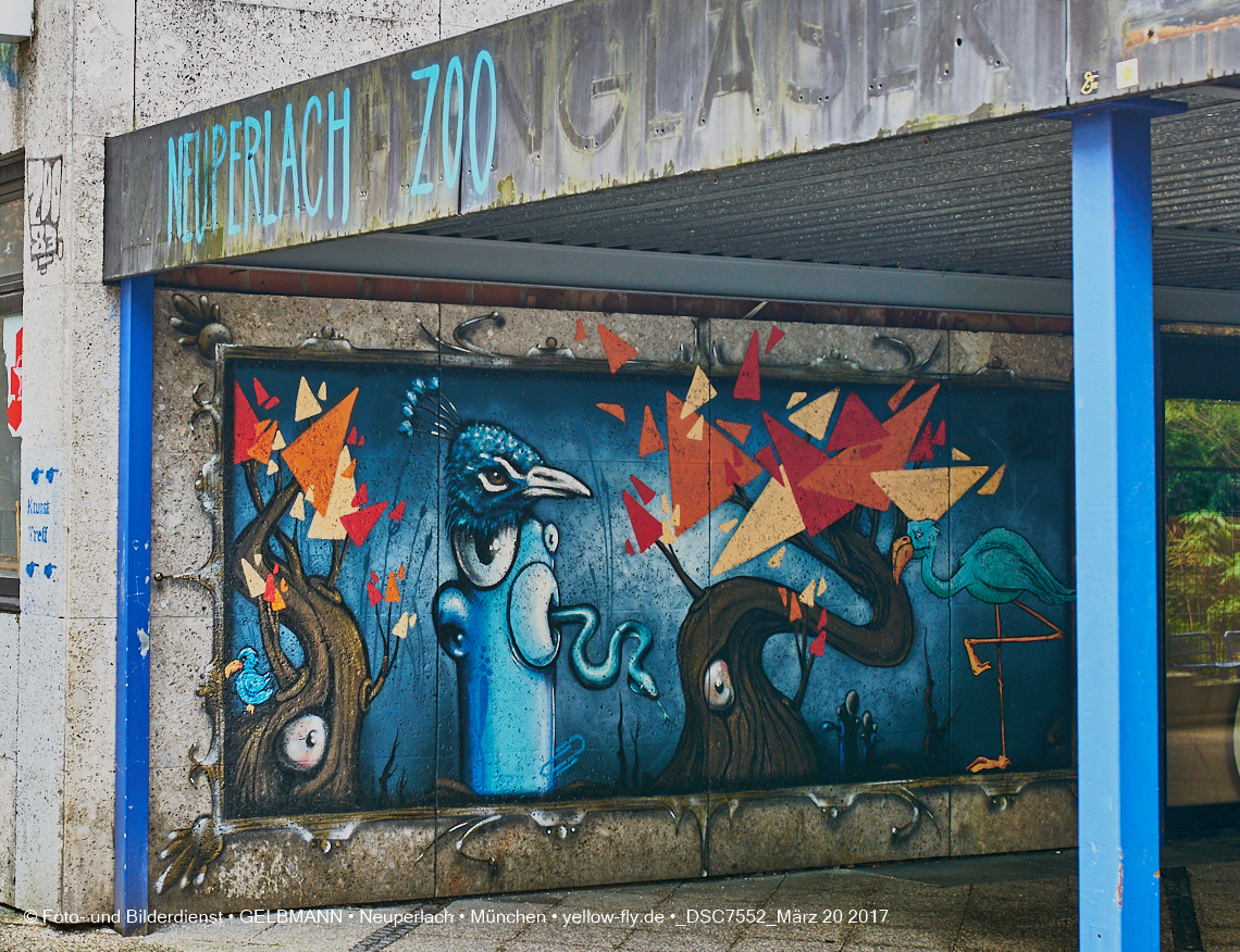 21.03.2017 - Abrissbaustelle Quiddezentrum in Neuperlach